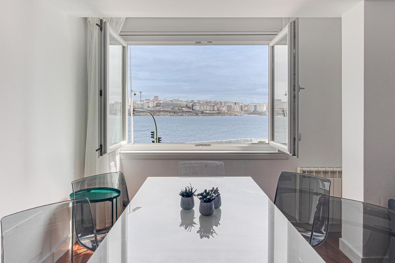 Riazor Ocean View Apartment La Coruña Esterno foto