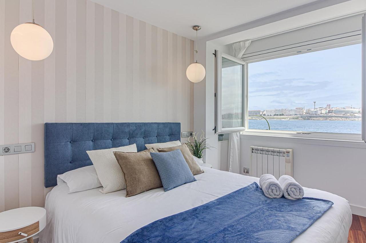 Riazor Ocean View Apartment La Coruña Esterno foto