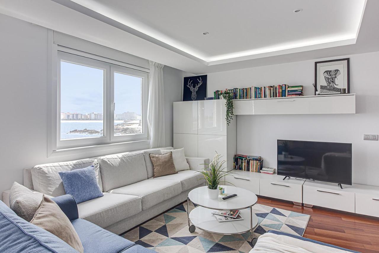 Riazor Ocean View Apartment La Coruña Esterno foto